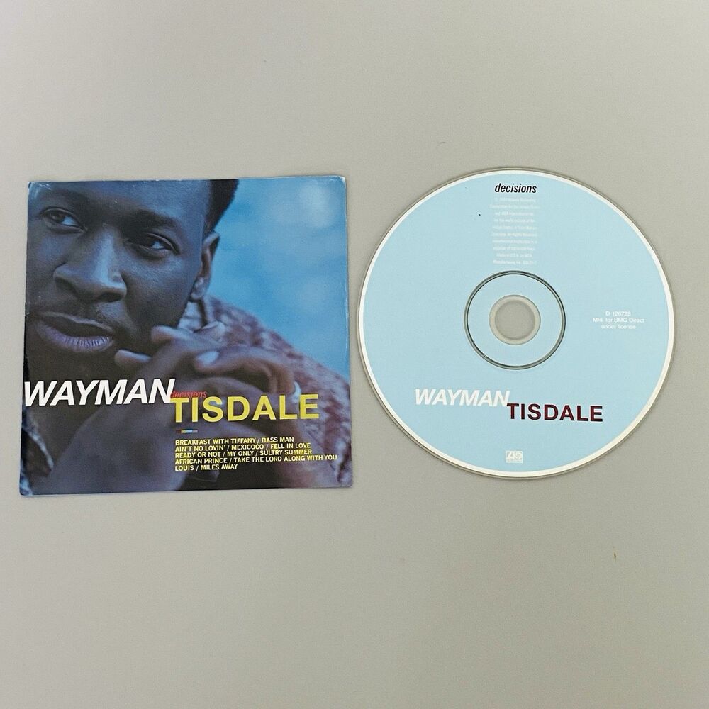 Wayman Tisdale Decisions CD 1998 Smooth Jazz R&B Atlantic Bass Man